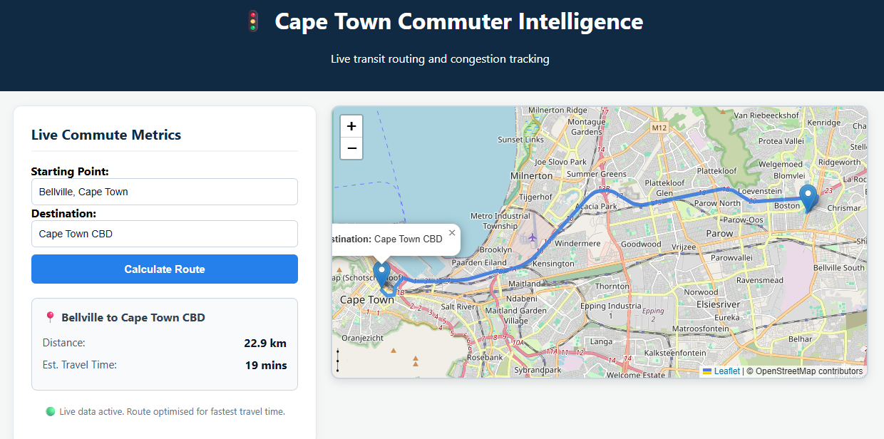 Cape Town Commuter Map